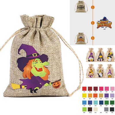 Halloween Candy Drawstring Bags