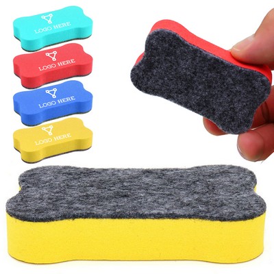 Bone-Shaped Magnetic Whiteboard Eraser