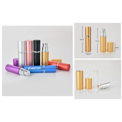 5ml Portable Mini Refillable Perfume Atomizer Perfume Spray Bottle Scent Pump Case