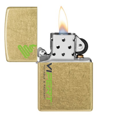 Zippo® Classic Street Brass