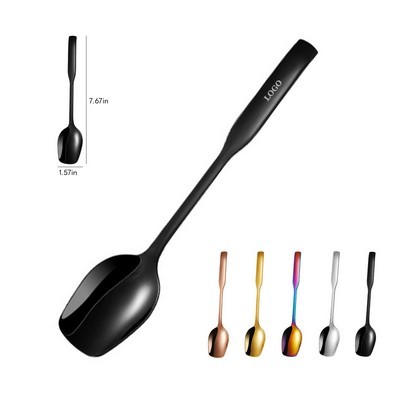 Big Size Square Head Stainless Steel Spoon