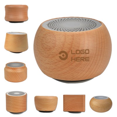 Wooden Mini Wireless Bluetooth Speaker