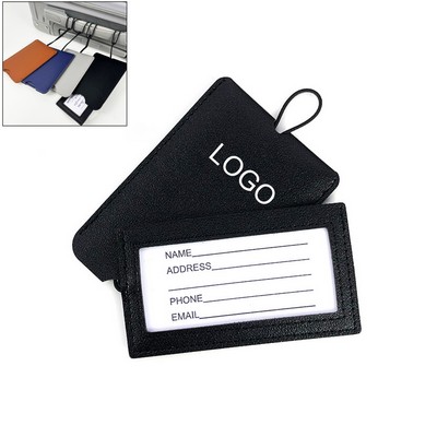 PU Leather Travel Luggage Tag