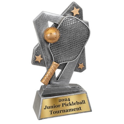 6 1/2" Pickleball Triumph Resin Trophy