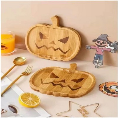 Pumpkin Decor Cheese Board Serving Tray