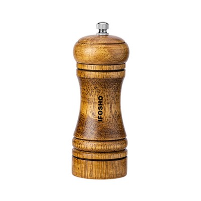 5" Wooden Salt and Pepper Grinder Mill Versatile Kitchen Tool