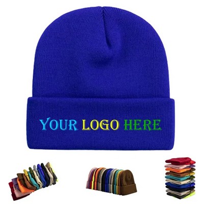 Roll Up Cuff Knit Beanie