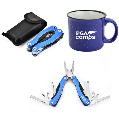 Camping Mug and Multi-Tool Kit