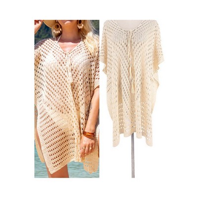 Knitted Beach Kaftan Dress