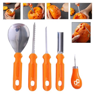 5Pcs Pumpkin Carving Sets