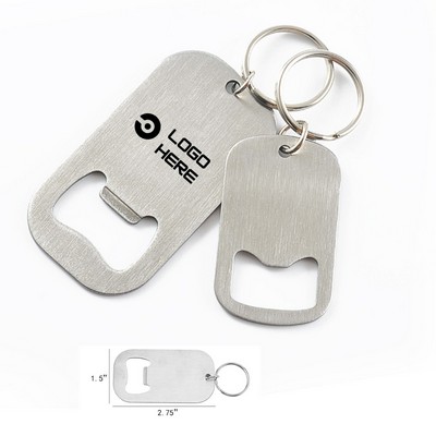 Bottle Opener Aluminum Key Chain