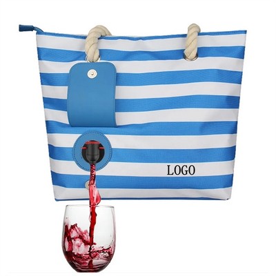 Insulated Wine Tote Bag for Bottles