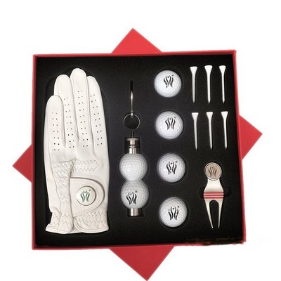 Golf Gift Set with Wine Bottle Balls