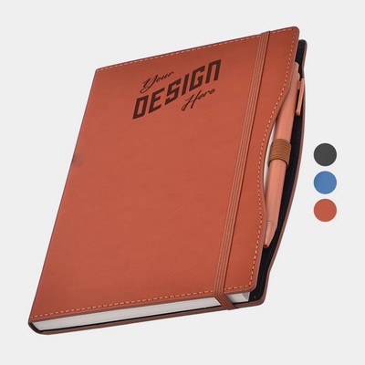 TiTUS® Executive Companion A5 Notebook with Pen & Elastic Band Closure