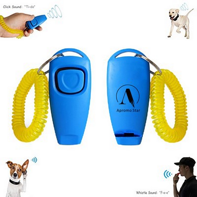 Portable Pet Clicker Trainer Whistle