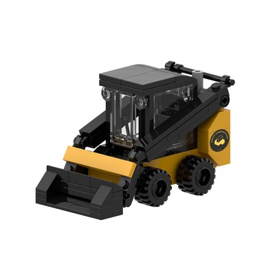 Skid Loader Semi-Custom Stock Toy Brick Kit