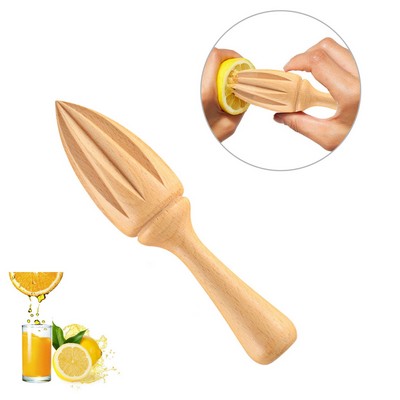 Wood Lime Lemon Juice Squeezer