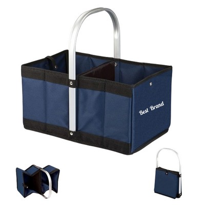 Aluminum Frame Shopping Basket