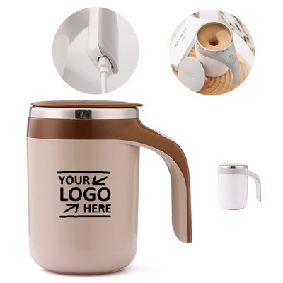 USB Charging Stainless Steel Coffee Stirring Mug