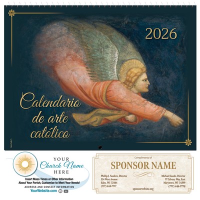 Traditional Catholic Art 2026 Calendar (Spanish)