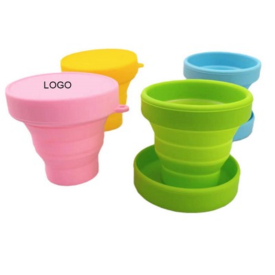 5Oz Silicone Travel Folding Water Cup