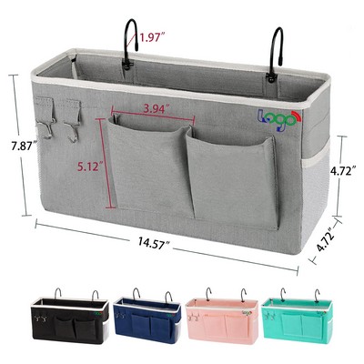 Bedside Storage Caddy Bedside Hanging Storage Bag for Headboards Bunk Beds