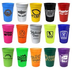 17 Oz. Smooth Stadium Cup (Spot Color)