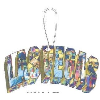 Las Vegas Collage Zipper Pull