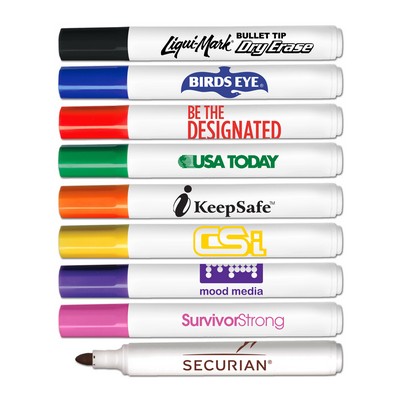 Liqui-Mark® Bullet Tip Dry Erase Marker