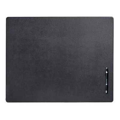 Leather Black Desk Mat Without Rails (24"x19")