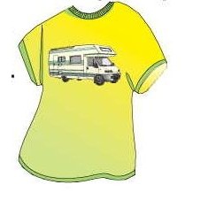 Recreational Vehicle 2 T-Shirt Lapel Pin