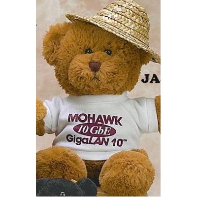 Jasmine Series Brown Bear Stuffed Animal w/Shirt (8")