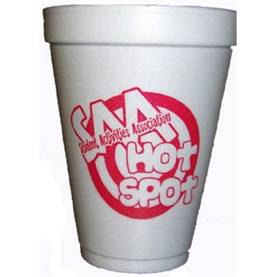 12 Oz. Styrofoam Hot/Cold Cup