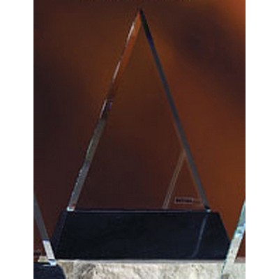 Pyramid/Triangle Jade Glass Award (4"x6")