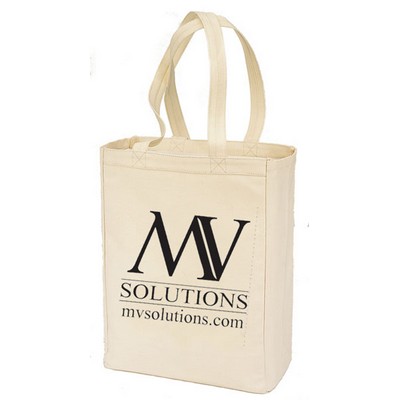 Canvas Tote Bag (10½"x14"x5")