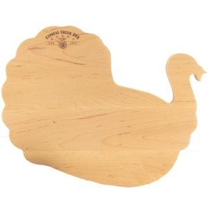 Turkey Shaped Wood Cutting Board