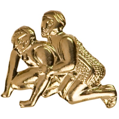 Chenille Insignia Pin - "Wrestling"