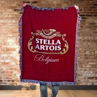 Custom Woven Tapestry Throw Blanket, Made in USA - Size M