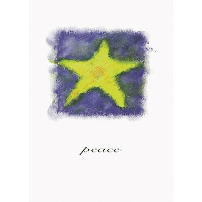 Classic-Yellow Star Holiday Greeting Card