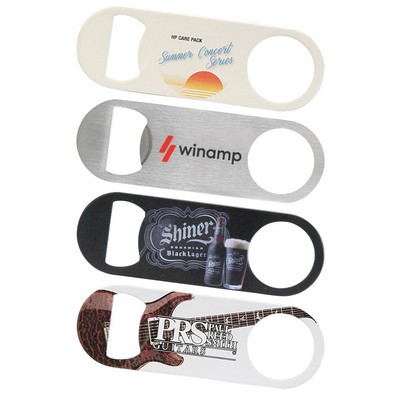 Short Paddle Style Stainless Steel Bottle Opener