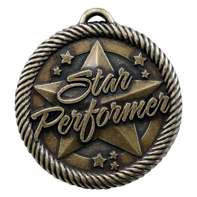 Medals, "Star Performer" - 2" Value Medals