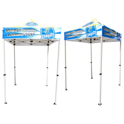 Pop Up Canopy w/Full Sublimation & Steel Frame (5'x5')