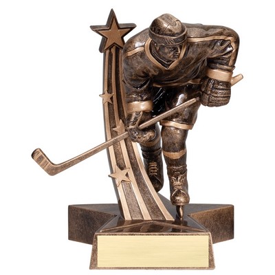 Hockey, Male Superstar Resin - 8-1/2"