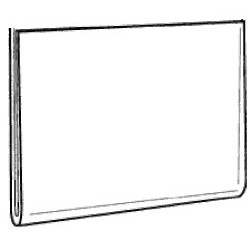 Wall Mount Ad Frame W/ Tape (11"x8.5")