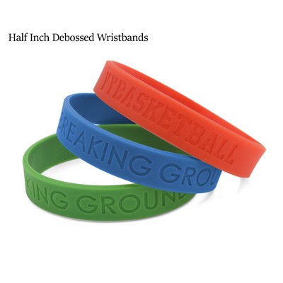 Custom Debossed Silicone Wristband