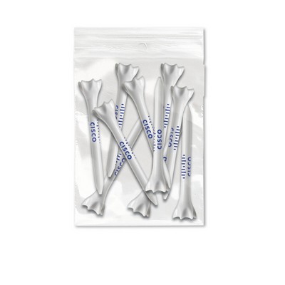 ZIPLOCK GOLF TEE PACK - 10-2 3/4" Tees