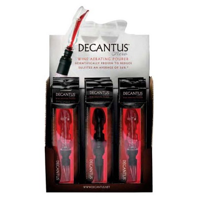 Black Model Decantus™ Aero Wine Aerating Pourers Display Set