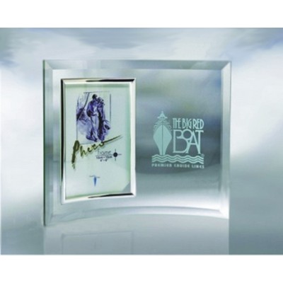 Curved Glass Frame Plaque (7¼x9¼")