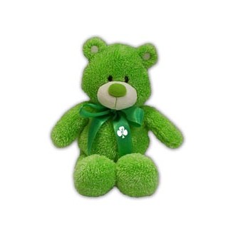 Custom Plush Green Bear