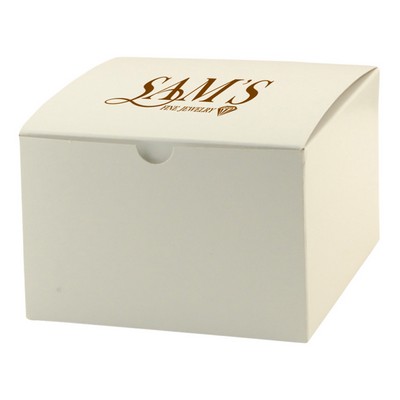 White Gloss Gift Box (6"x4.5"x4.5")